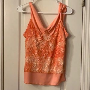 Dress barn Sleeveless blouse, orange